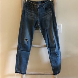 AG Adriano Goldschmied Stevie Ankle Slim Straight Jean Size 27